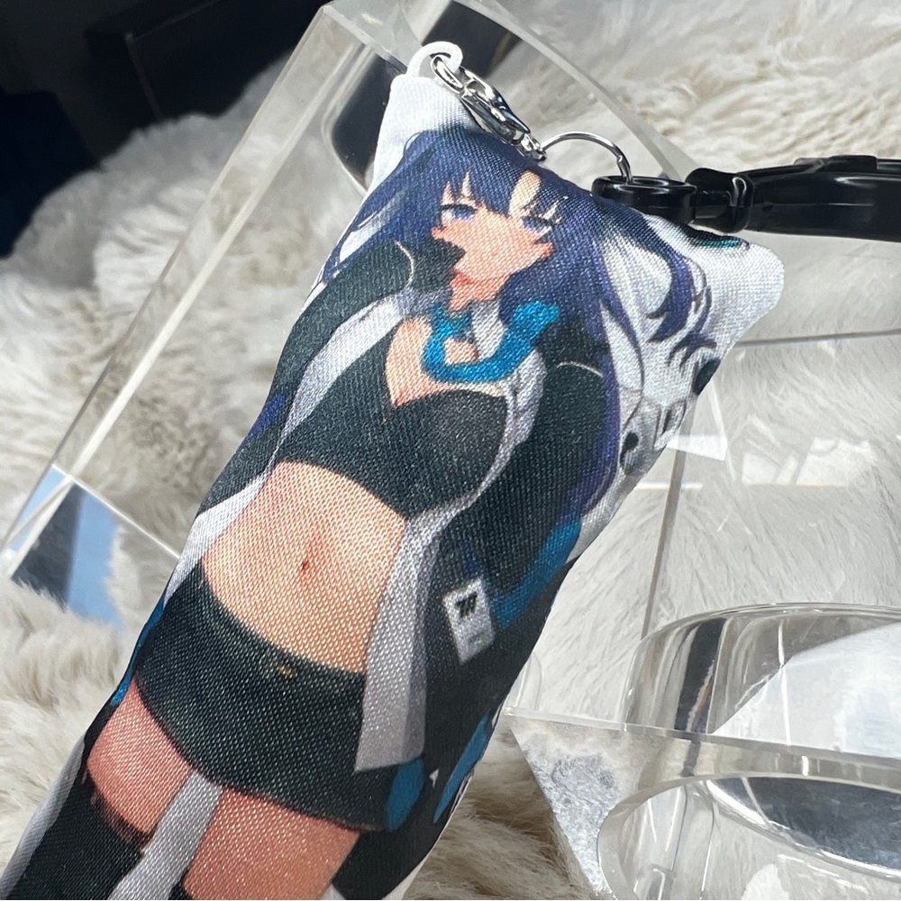 Handmade Anime Yuuka Hayase Blue Archive Anxiety Relief Plush Keychain